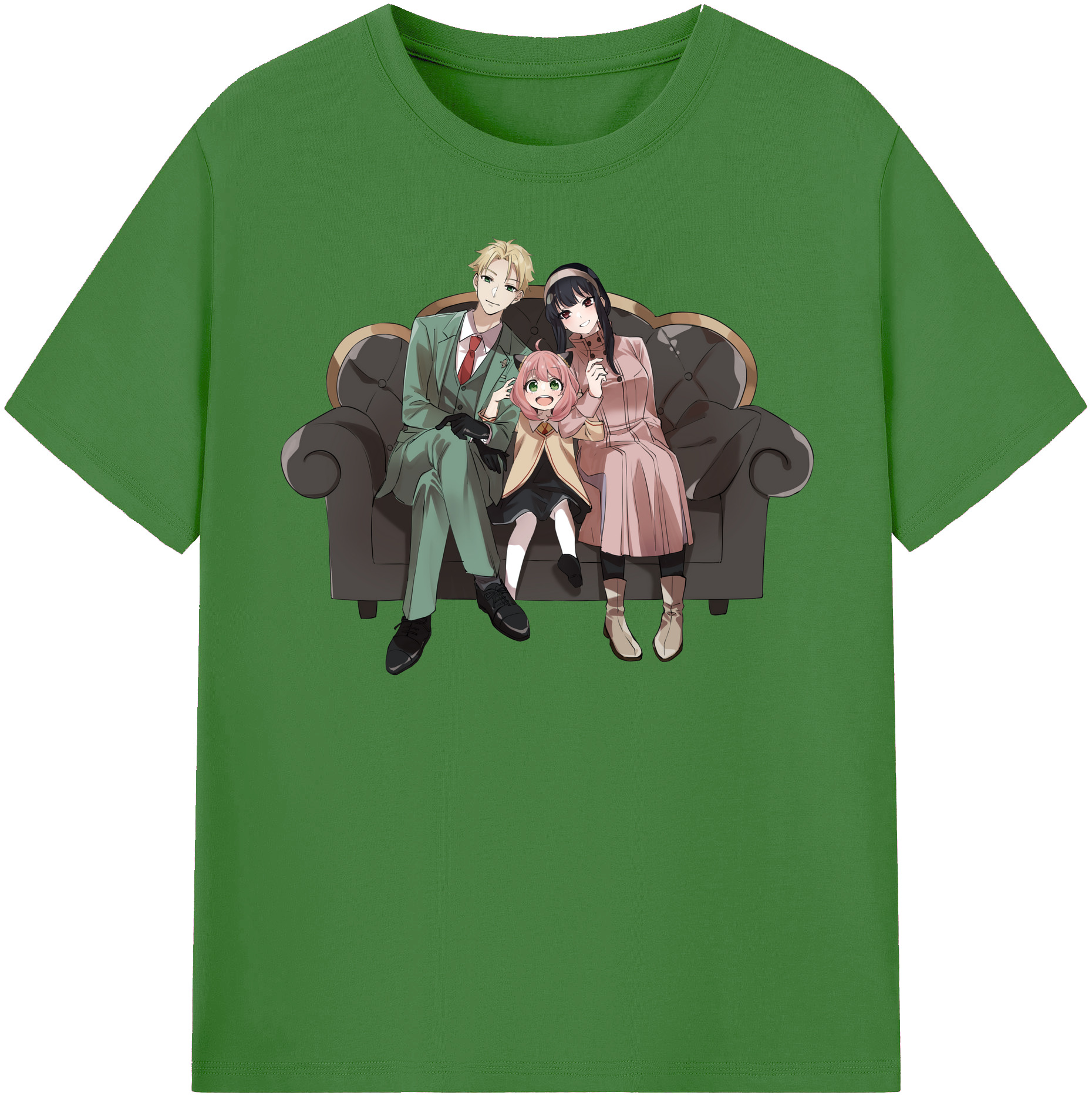 （画像用） SPY×FAMILY间谍家家酒 レディースカジュアルプリントTシャツ（綿100％）